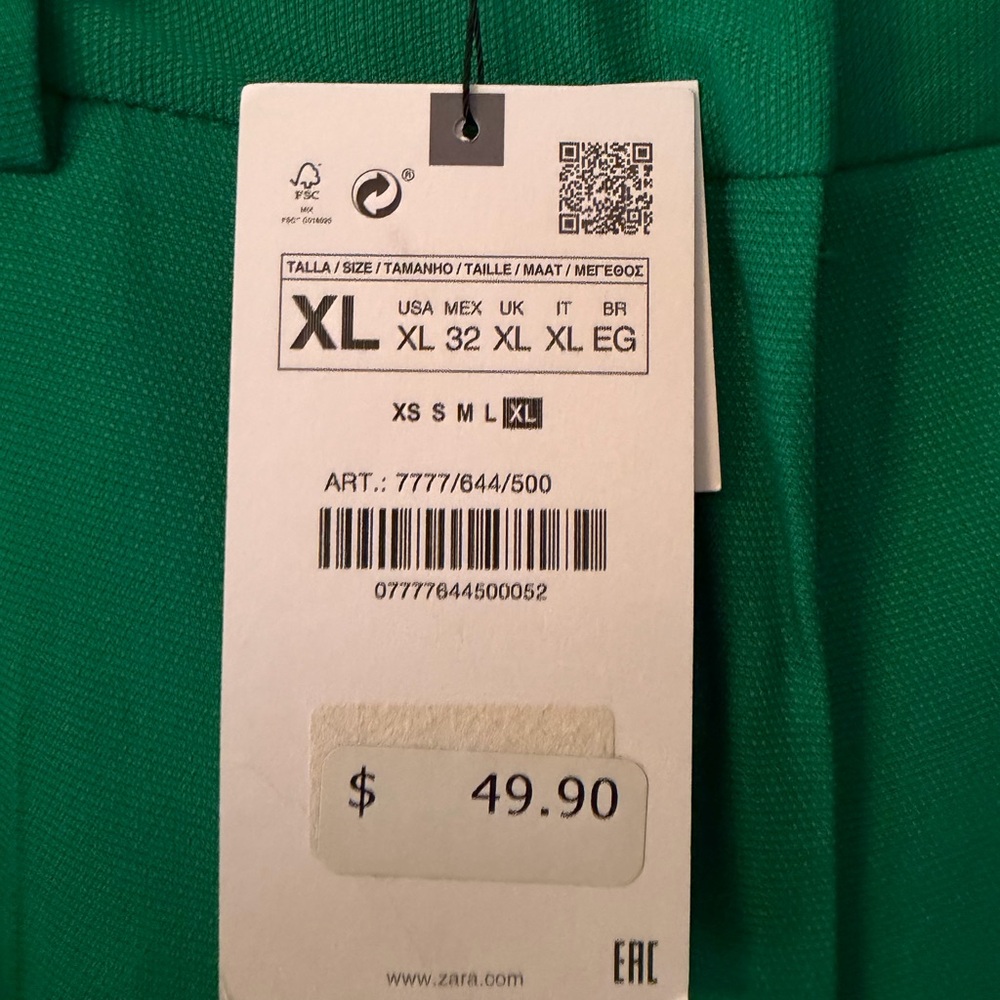 Zara Emerald Green Double-Breasted Blazer & Pants Set - Picture 5 of 14